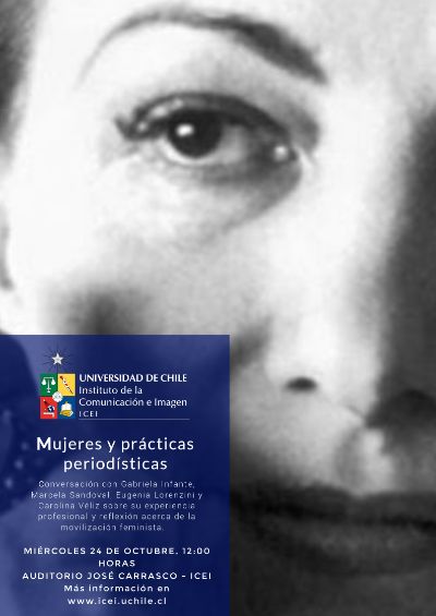 Afiche de la actividad organizado por la Escuela de Periodismo. 