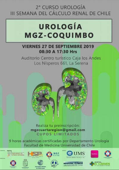 esta campaña incluye la realización del II Curso de Urología para Médicos Generales de Zona, actividad que se realizará el día viernes 27 de septiembre en