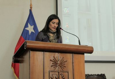 Pamela Gutiérrez, coordinadora del Diploma, llamó a trabajar con un enfoque crítico que estudie las formas de visibilización de la discapacidad intelectual