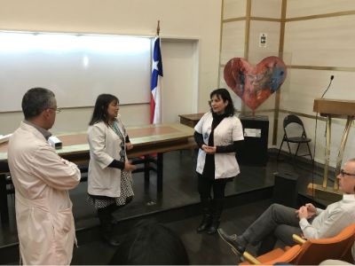Doctores Max González, Andrea Mena y Karin Avendaño destacaron los avances académicos y de atención que permite el convenio docente asistencial entre la Facultad de Medicina y el HUAP