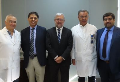 Cristián Miranda, Luis Michea, Manuel Kukuljan, Patricio Palavecino y Claudio Oyanedel.