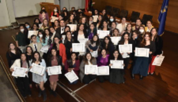 Generación 2019 de terapeutas ocupacionales de la Universidad de Chile.