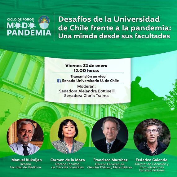 El Senado Universitario organizó el ciclo de foros denominado “Modo Pandemia”