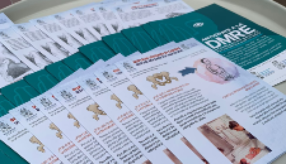 Se distribuyeron 8.000 folletos impresos en diferentes centros de salud y mediante el programa