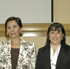 Dras. Cecilia Sepúlveda, Decana de la Facultad de Medicina de la Universidad de Chile y Pilar Ruiz, académica de la Universidad del País Vasco.